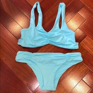Brand new light blue L*space bikini- size xs/s